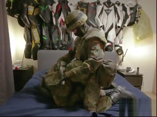 relaxing soldiers