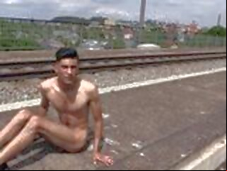 guy Guy Who Needs Money Badly Agrees To Swallow A Stranger's Dick Railway Tracks - BIGSTR needs