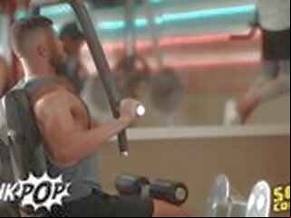 sneaky Sneaky Josh Catches Devy & JC Fucking In The Gym Showers And Silently Gets Off Watching Them - TWINKPOP josh